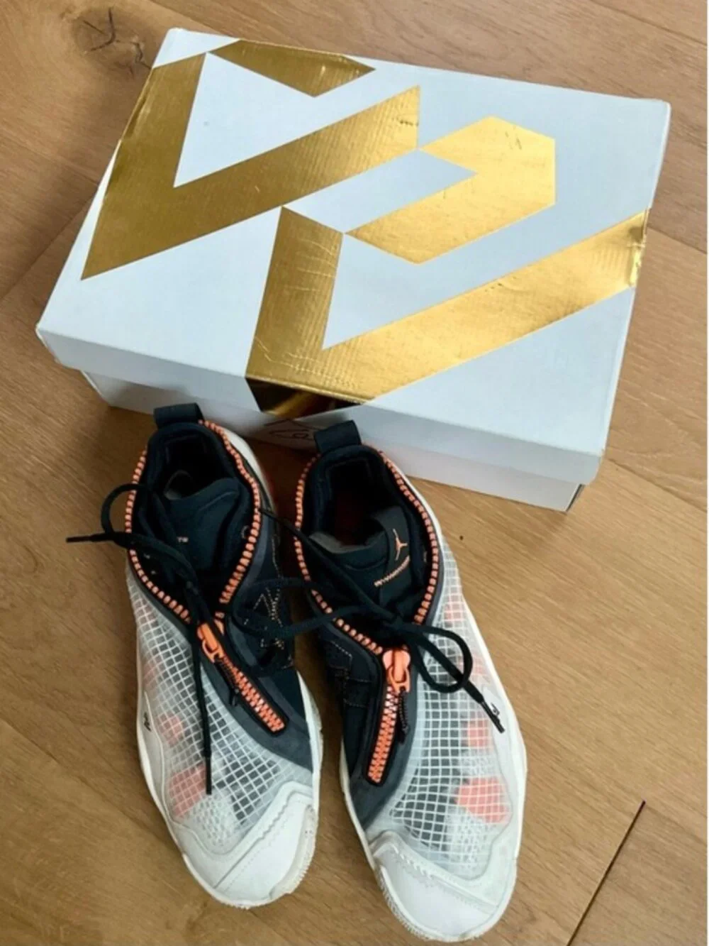 Jordan Why Not Zer0.6 Rattan Westbrook Phantom/White/Black/Orange Trance Men's 9